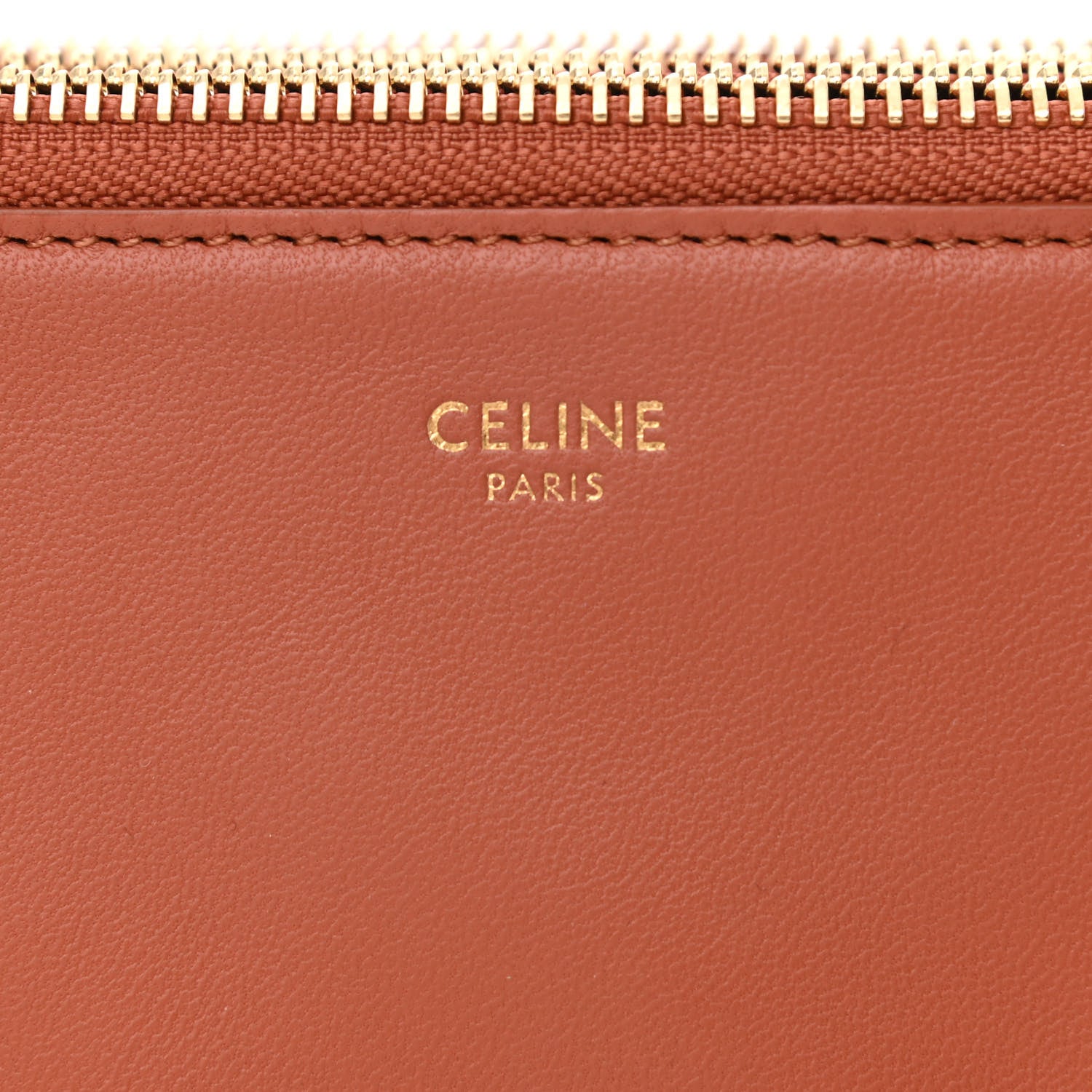 Celine Lambskin Small Trio Crossbody Bag Tan 9 of 11