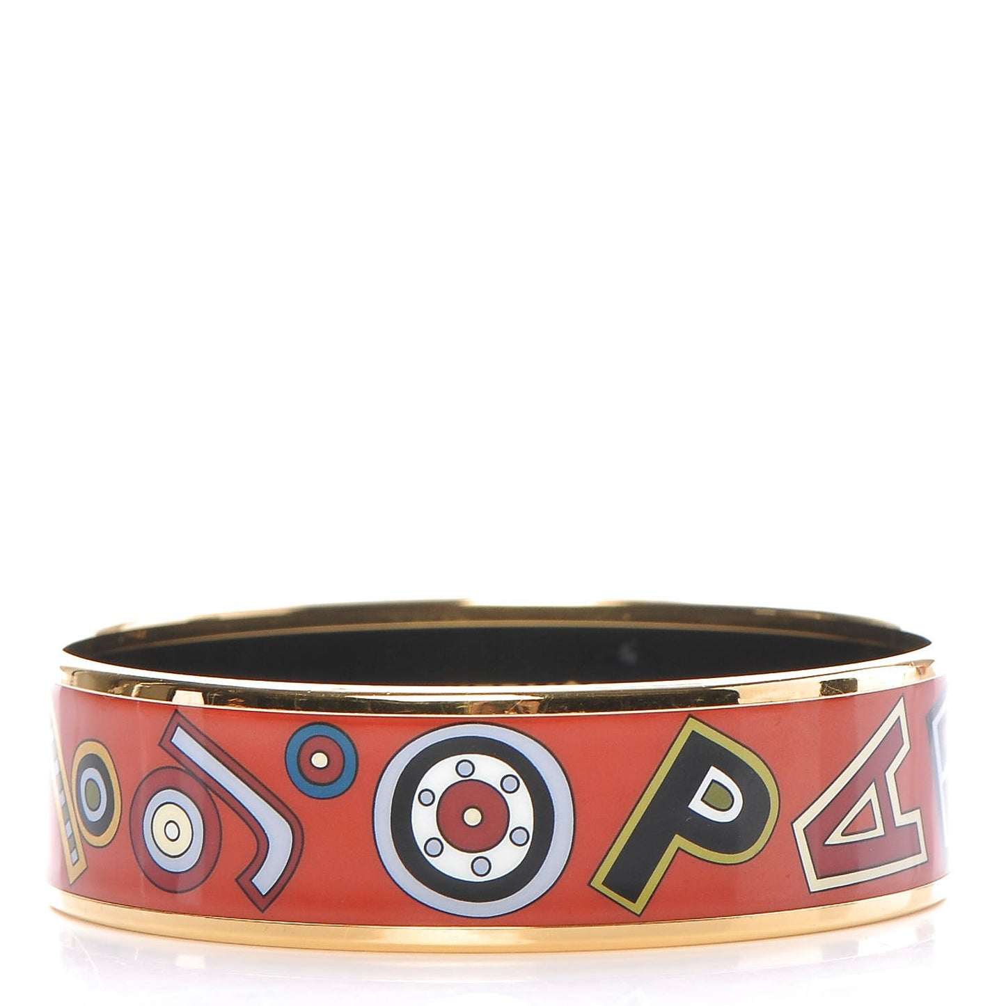 Enamel Printed Wide Tohu Bohu Bracelet 65