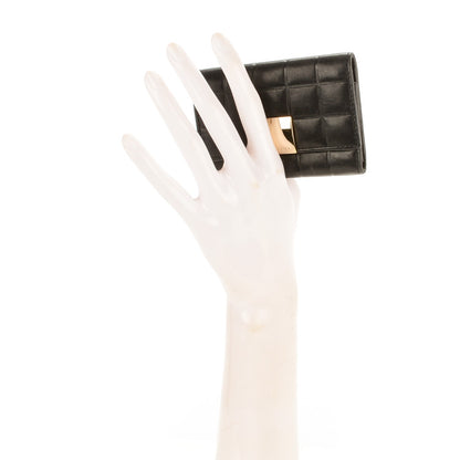 Chanel Lambskin Chocolate Bar 6 Key Holder Black 2 of 8