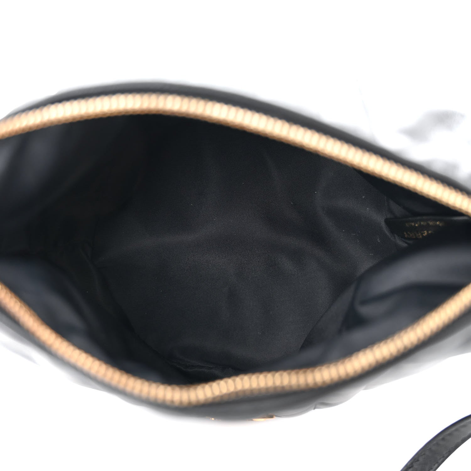 Burberry Lambskin Quilted Small Crescent Lola Bag Black 5 of 11