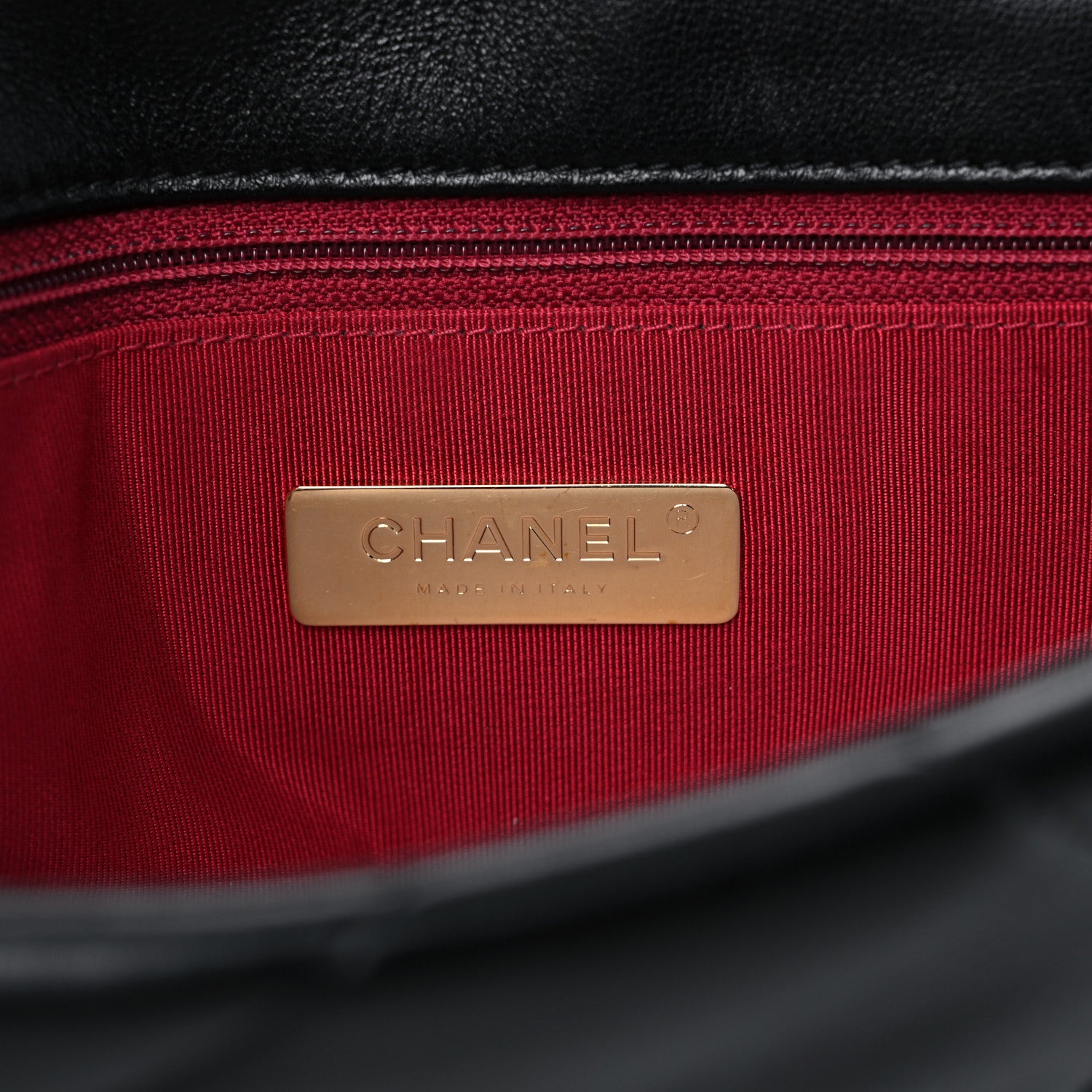 Chanel Lambskin Quilted Medium Chanel 19 Flap Black 10 of 12