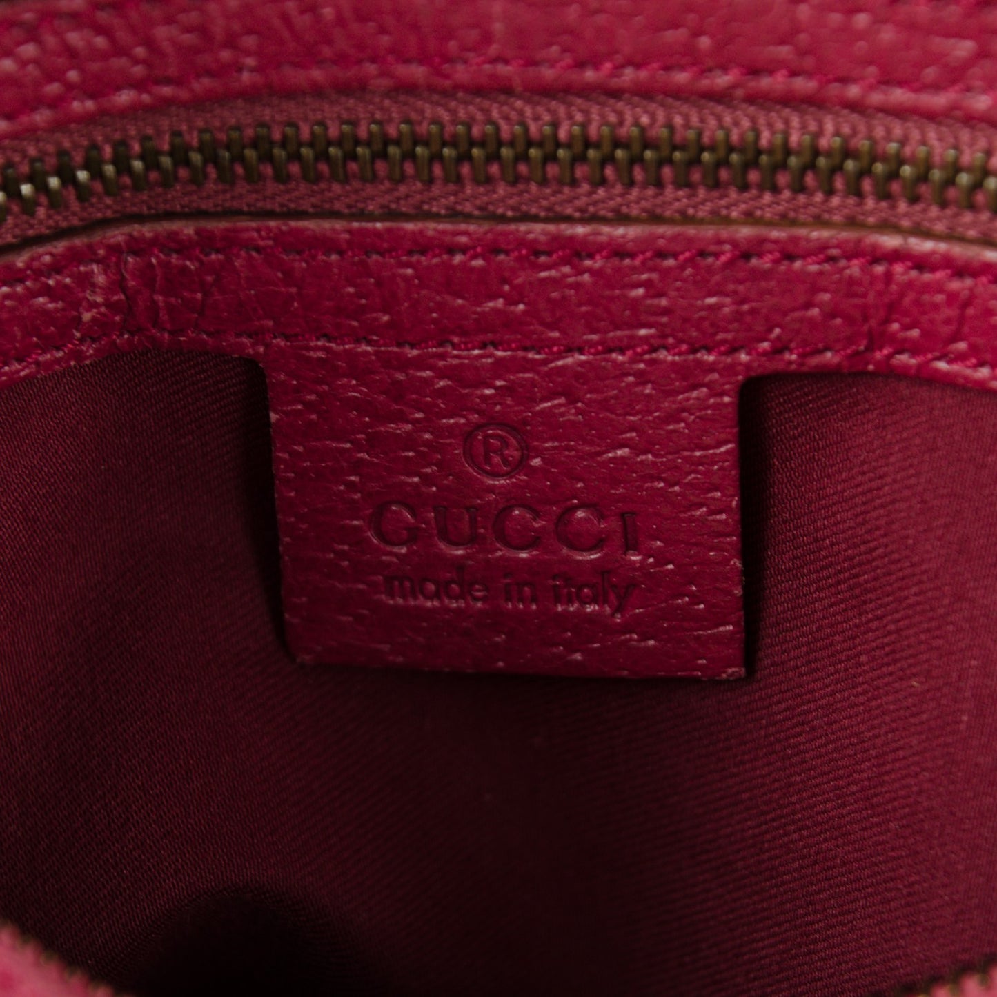 Monogram Medium Horsebit Chain Hobo Fuchsia
