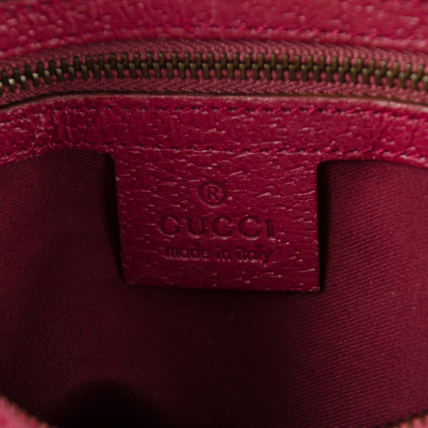 Gucci Monogram Medium Horsebit Chain Hobo Fuchsia 6 of 8