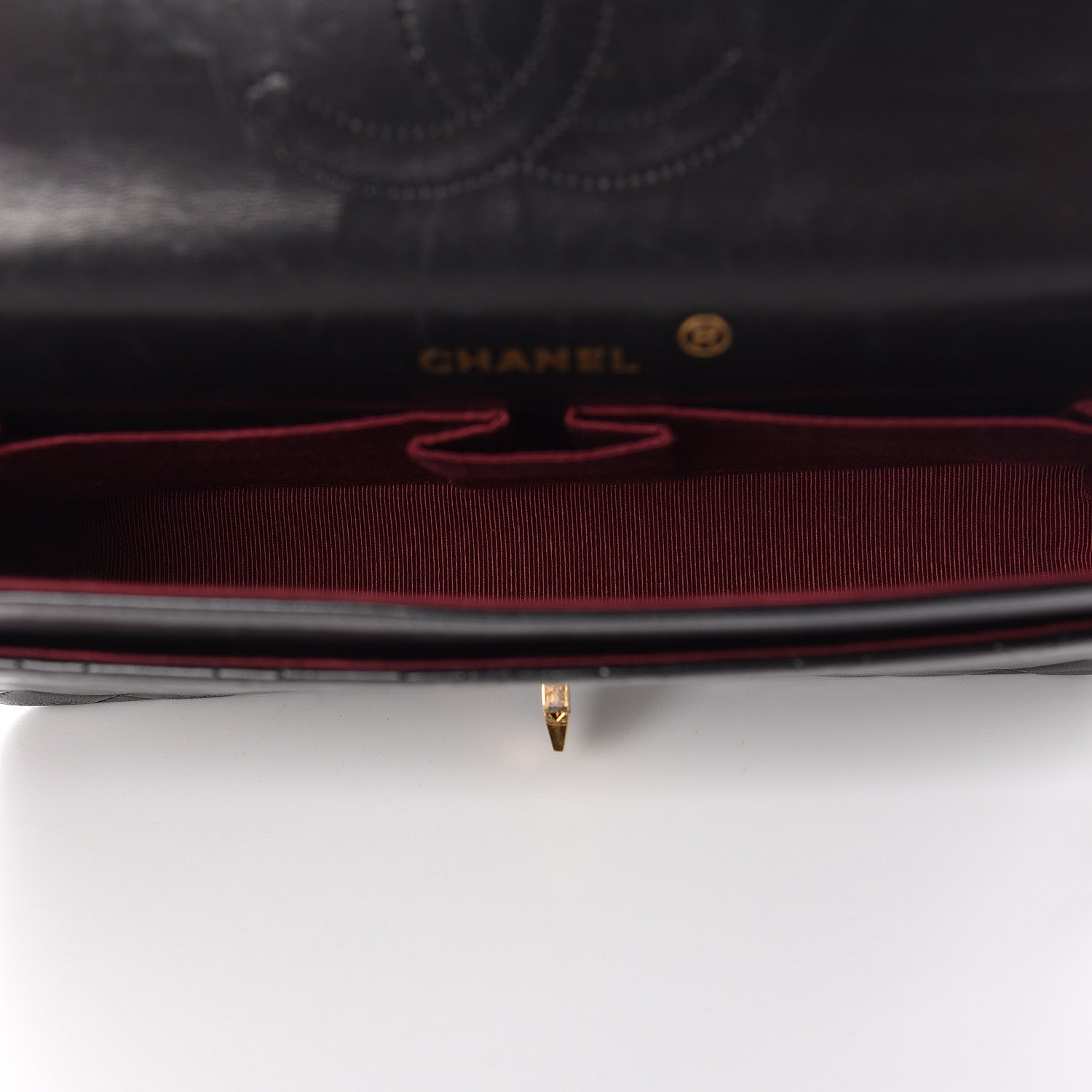 Chanel Lambskin Quilted Medium Double Flap Black 6 of 19