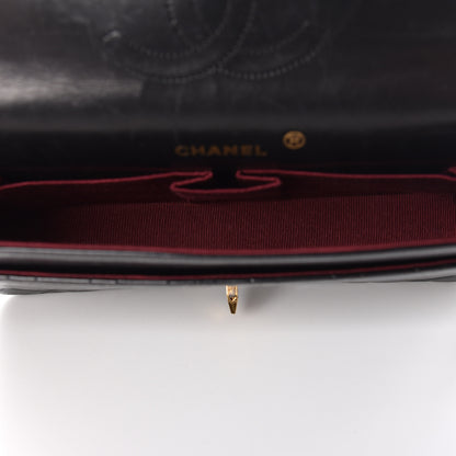 Chanel Lambskin Quilted Medium Double Flap Black 6 of 19
