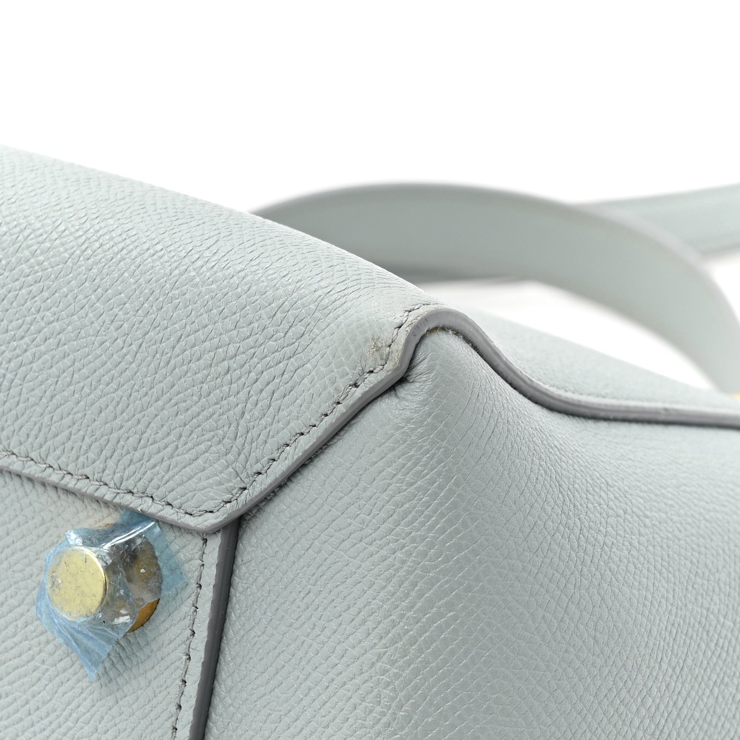 Celine Grained Calfskin Mini Belt Bag Cloud 17 of 17