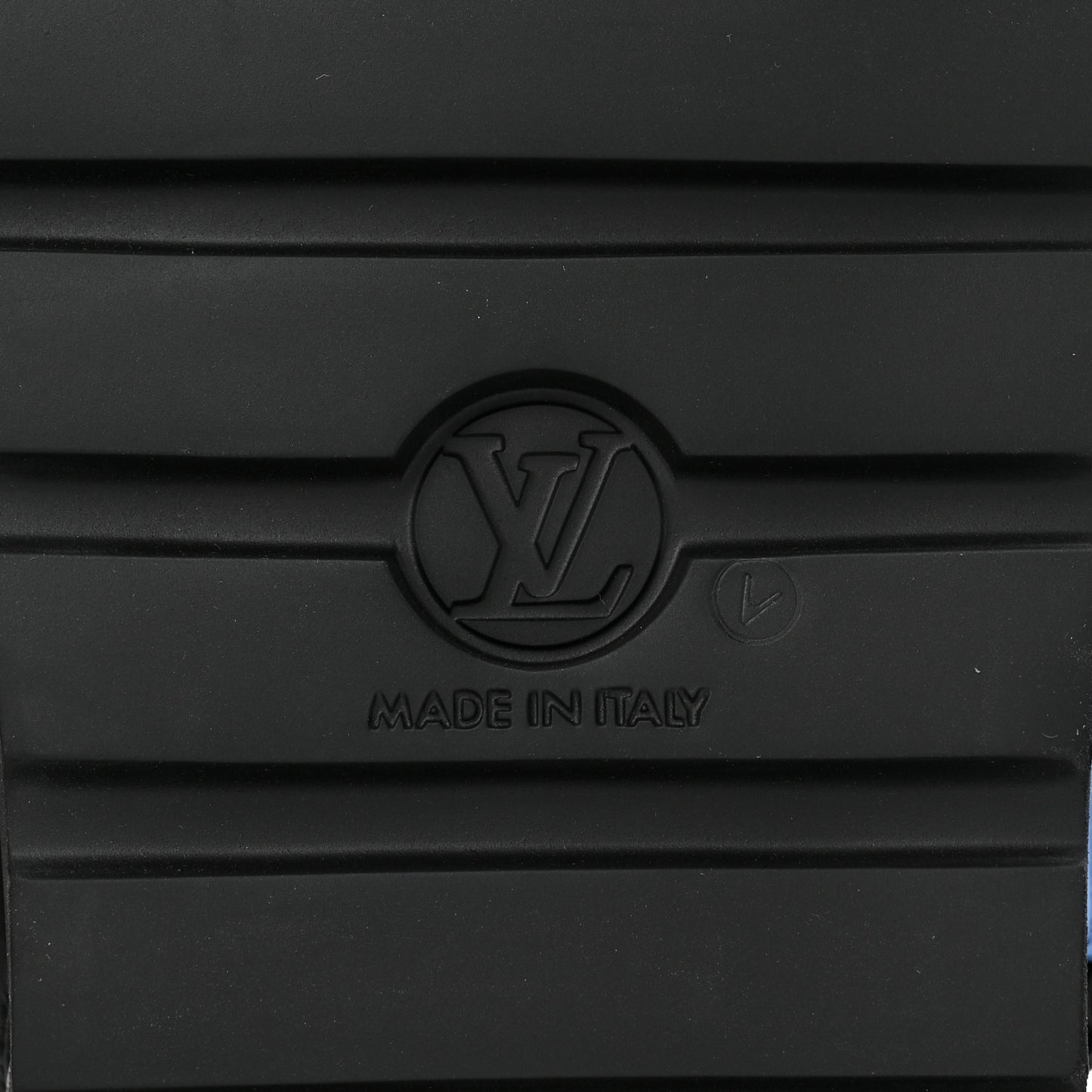 Calfskin Monogram Pool Pillow Flat Comfort Sandals 37 Blue