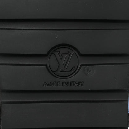 Louis Vuitton Calfskin Monogram Pool Pillow Flat Comfort Sandals 37 Blue 7 of 9