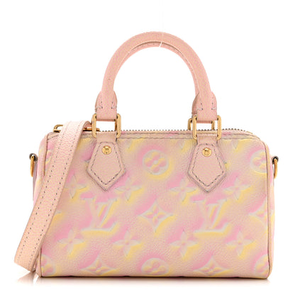 Louis Vuitton Empreinte Monogram Summer Stardust Nano Speedy Pink 1 of 9