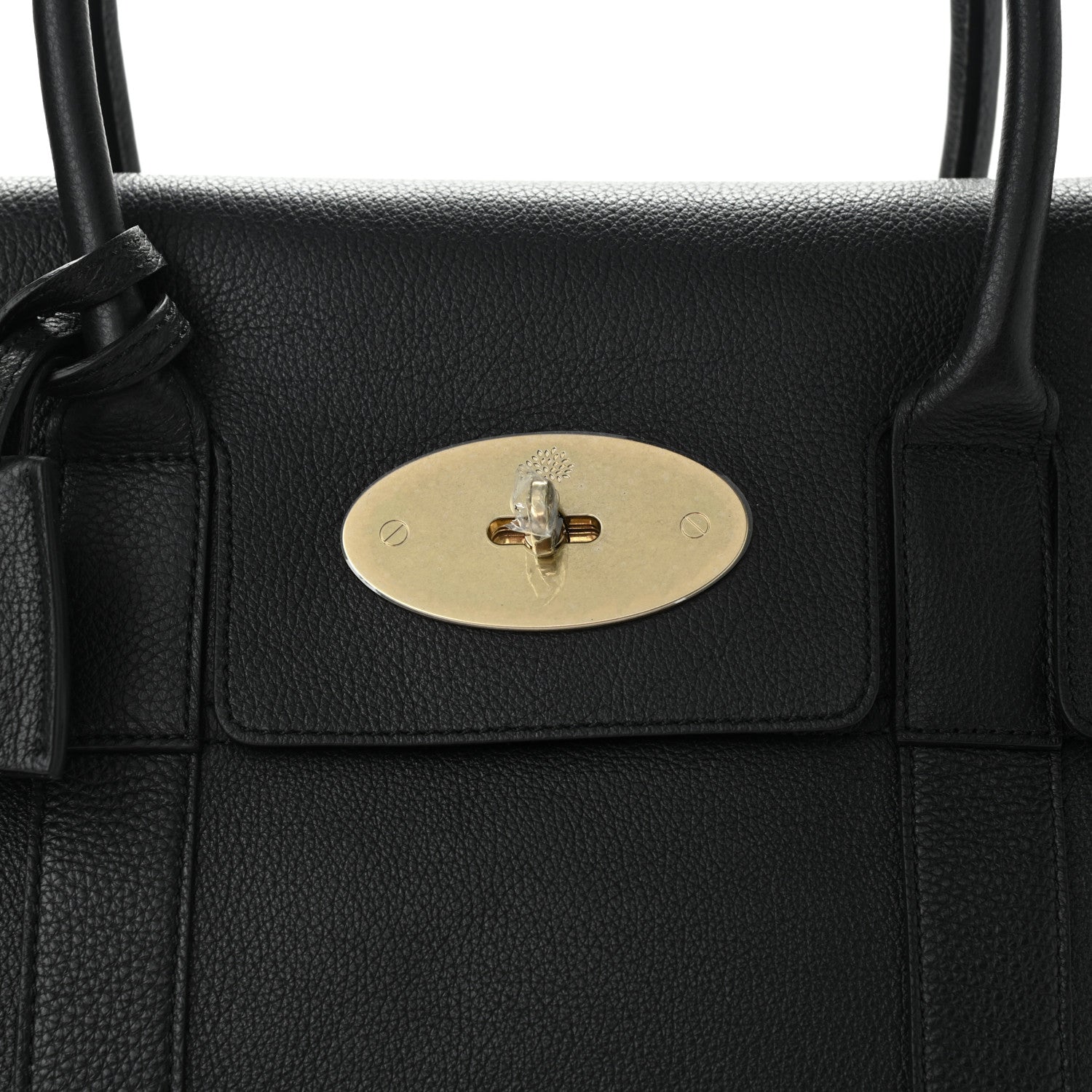 Mulberry Small Classic Grain Bayswater Black 8 of 10