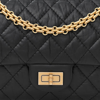 Chanel Aged Calfskin Quilted 2.55 Reissue 225 Flap Black 8 of 12