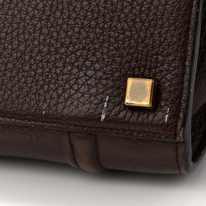 Celine Shiny Grained Calfskin Medium Phantom Luggage Brown 12 of 17
