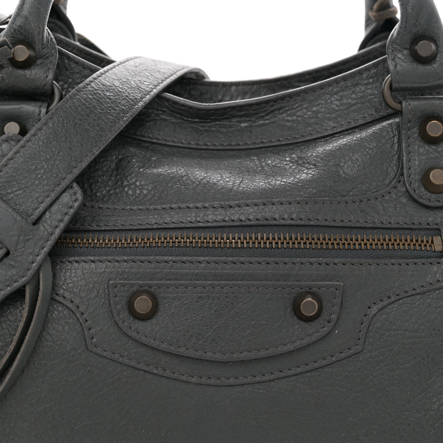 Balenciaga Agneau Classic Hardware City Gris Fossile 9 of 13