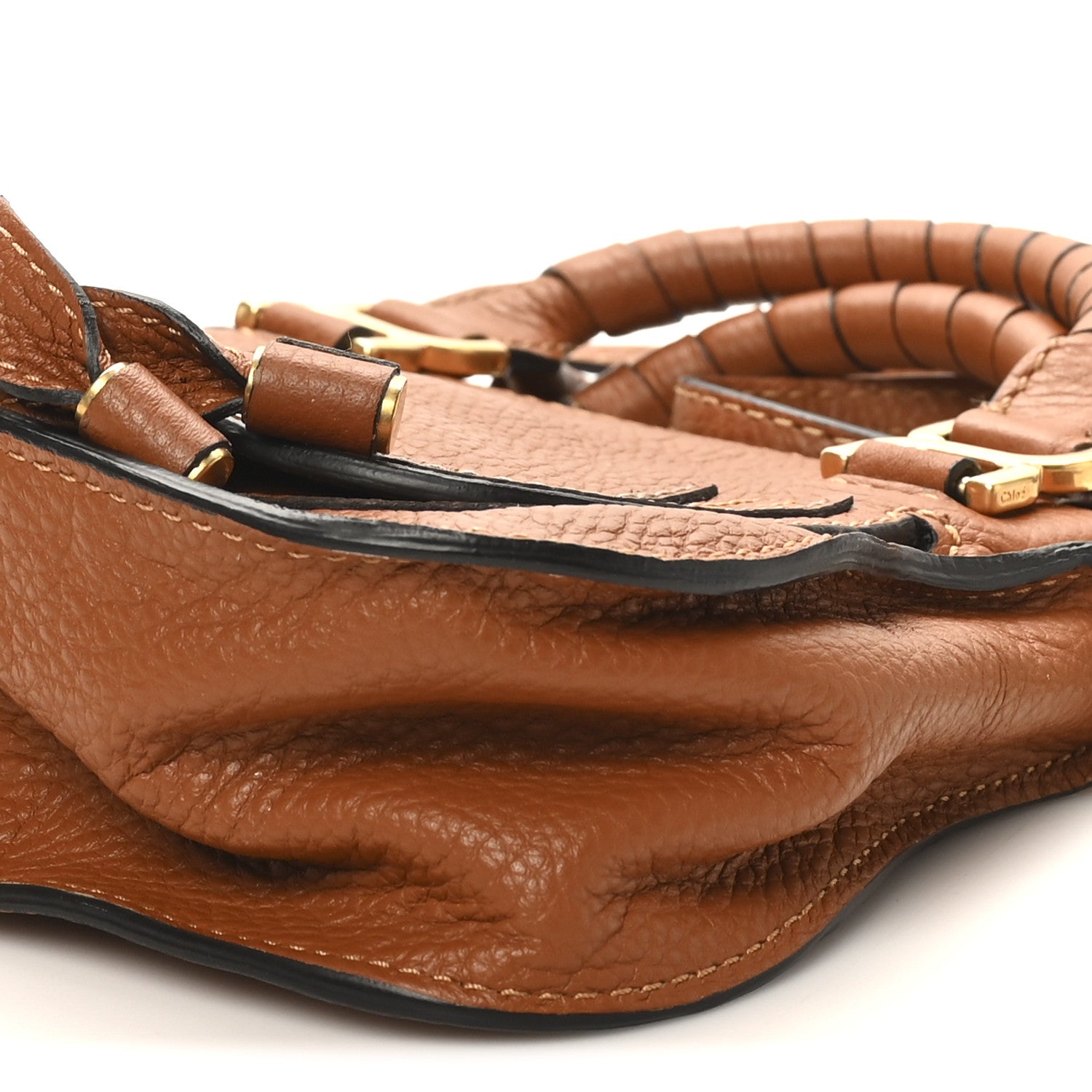 Chloe Calfskin Mini Marcie Satchel Tan 9 of 9