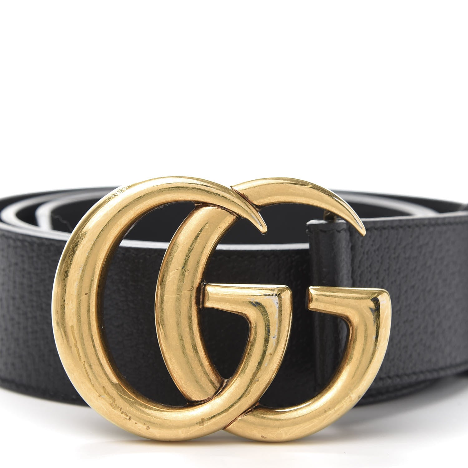 Gucci Textured Calfskin Double G 40mm Belt 90 36 Black 6 of 6