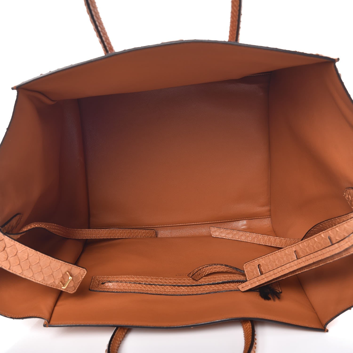 Celine Python Medium Phantom Luggage Light Copper 5 of 7