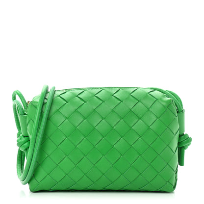 Bottega Veneta Nappa Intrecciato Mini Loop Camera Bag Parakeet 1 of 12