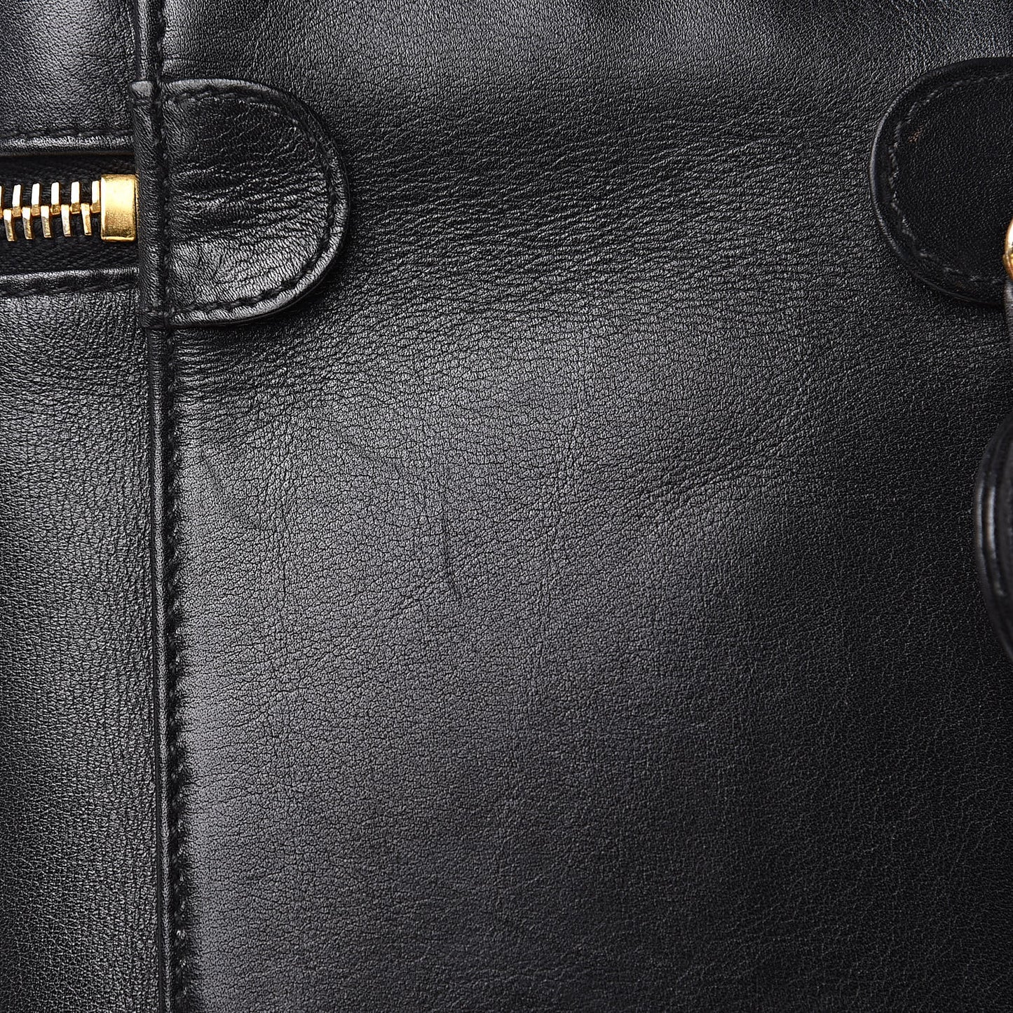 Lambskin Vanity Cosmetic Case Black