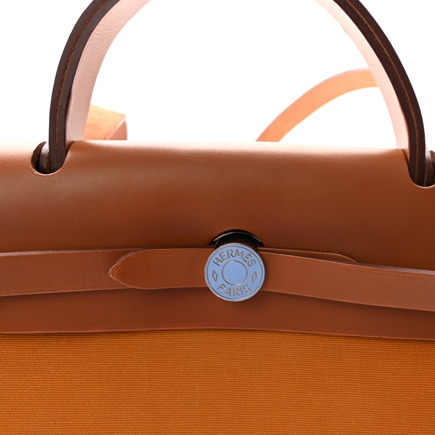Hermes Toile Vache Hunter Herbag Zip 31 PM Jaune D'Or 9 of 11