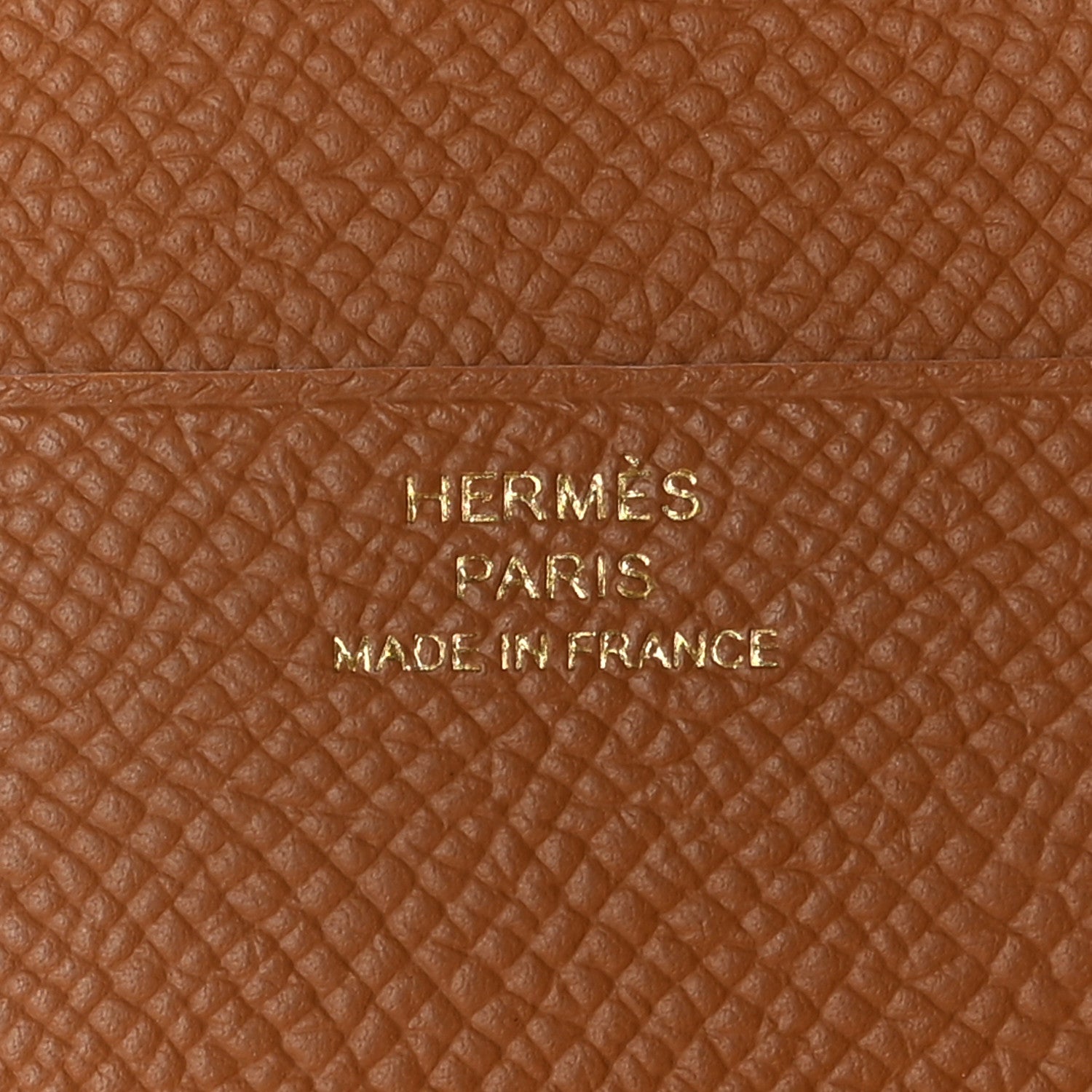 Hermes Epsom Tri-Fold Compact Bearn Wallet Gold 9 of 10