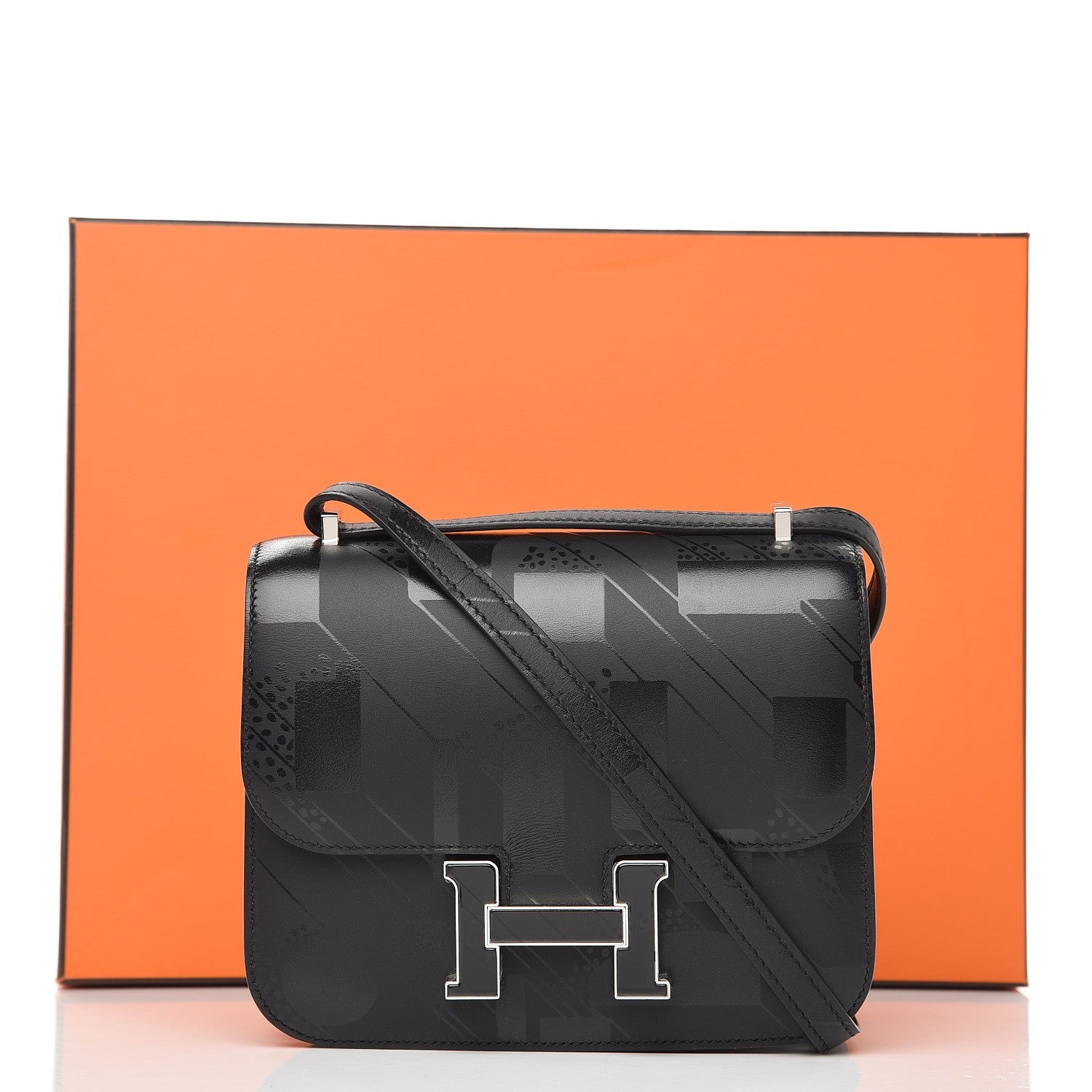 Hermes Sombrero On A Summer Day Constance 18 Black 6 of 10
