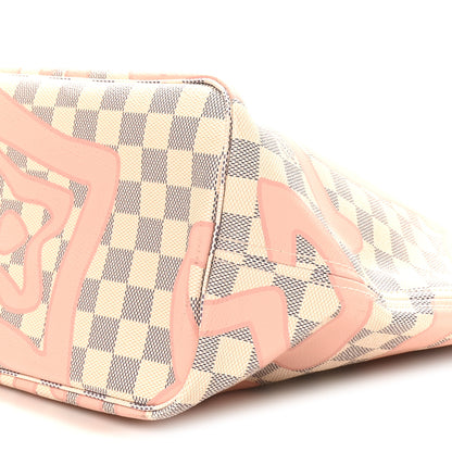 Louis Vuitton Damier Azur Tahitienne Neverfull MM 8 of 8