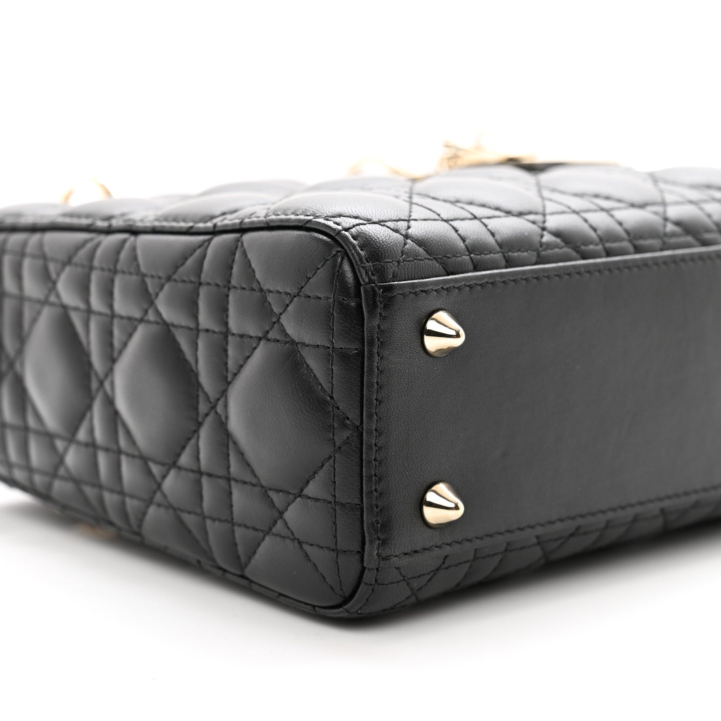 Lambskin Cannage Small My ABCDior Lady Dior Black