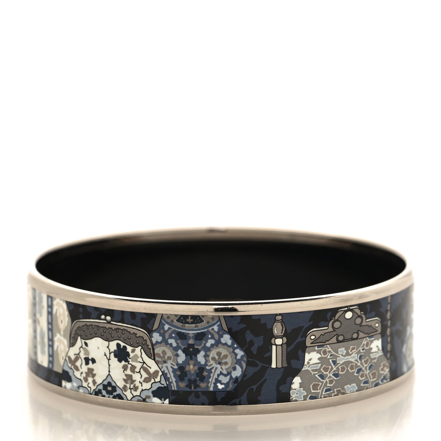 Enamel Printed Cachemire de Tamara Wide Bracelet 62