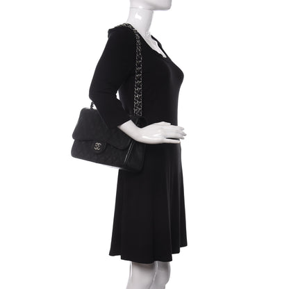 Chanel Caviar Quilted Jumbo Double Flap Black 2 of 12