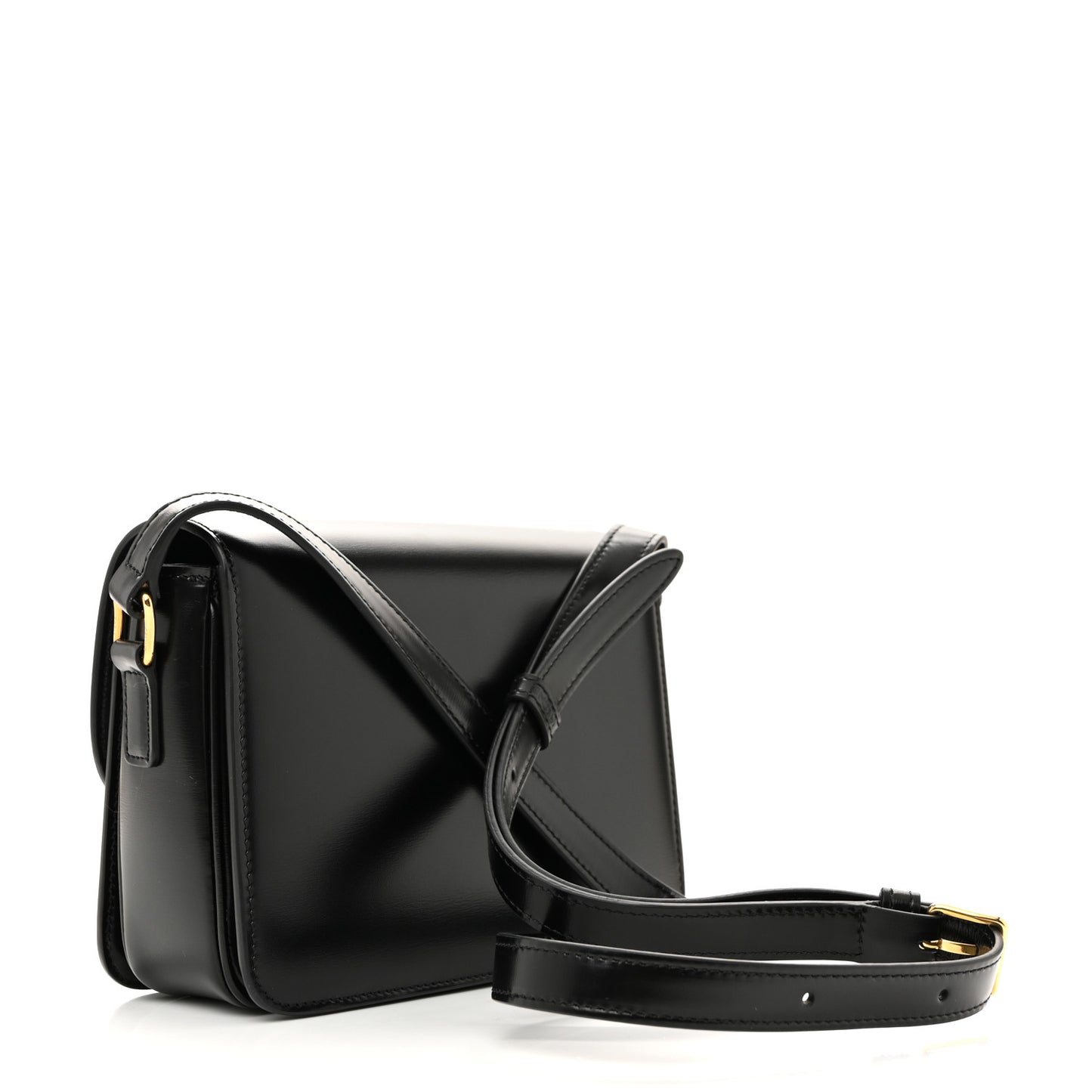 Shiny Calfskin Teen Triomphe Black