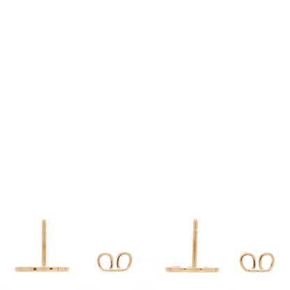 Gucci 18K Yellow Gold GG Tissue Stud Earrings 3 of 4