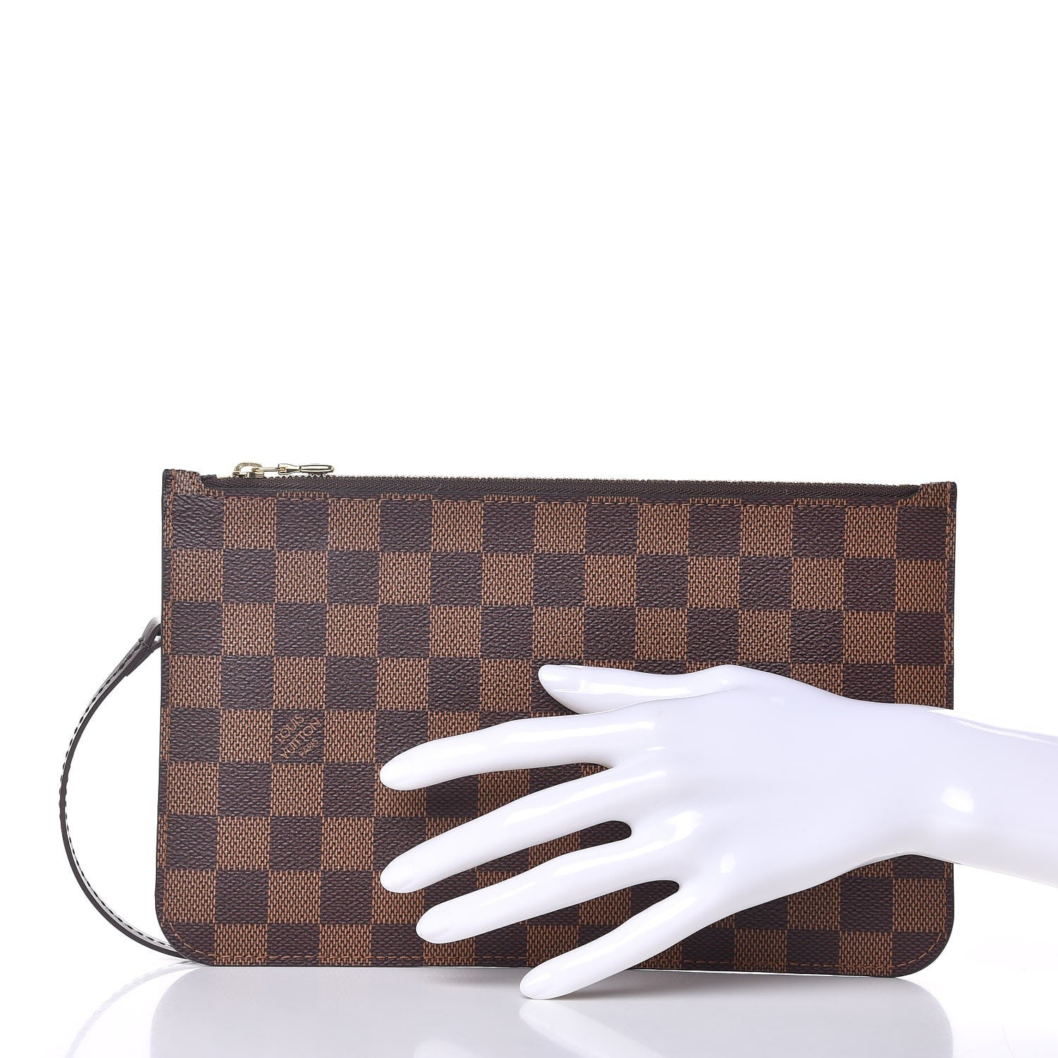 Louis Vuitton Damier Ebene Neverfull MM GM Pochette 2 of 10