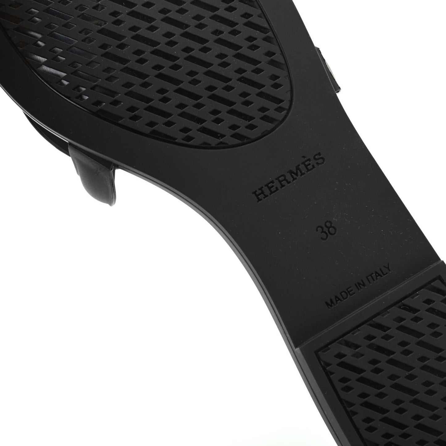 Rubber Aloha Sandals 38 Black