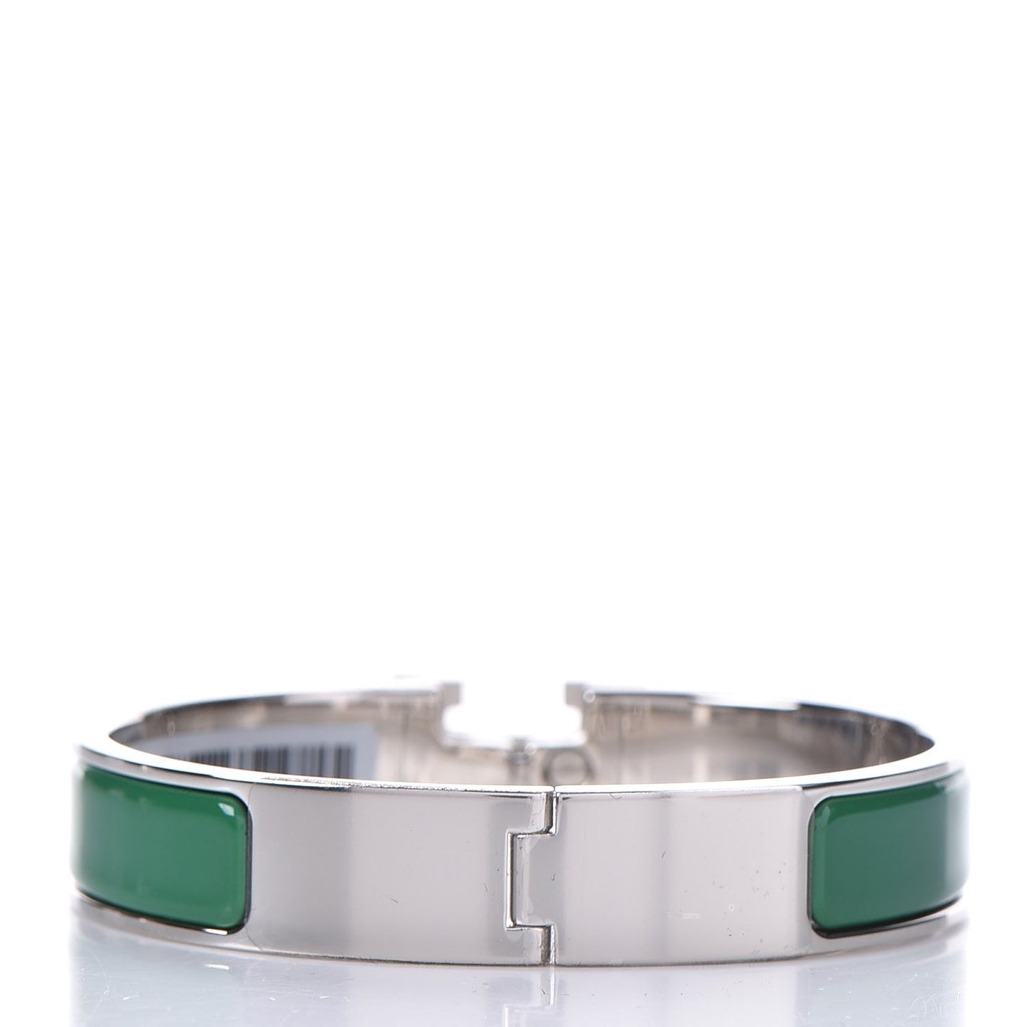 Enamel Narrow Clic Clac H Bracelet PM Vert Sapin