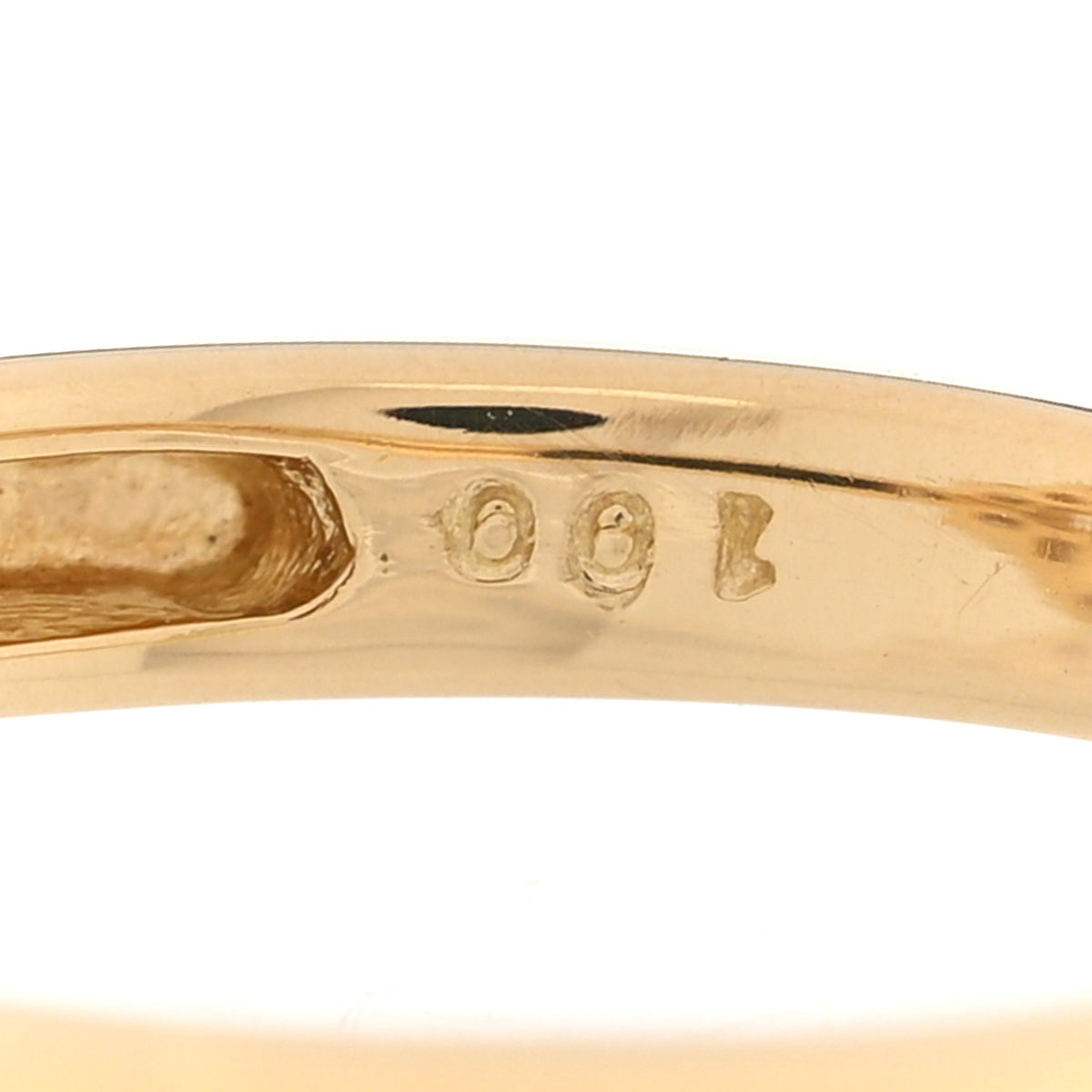 18K Yellow Gold Diamond 1.00ctw Flower Ring 51 5.75