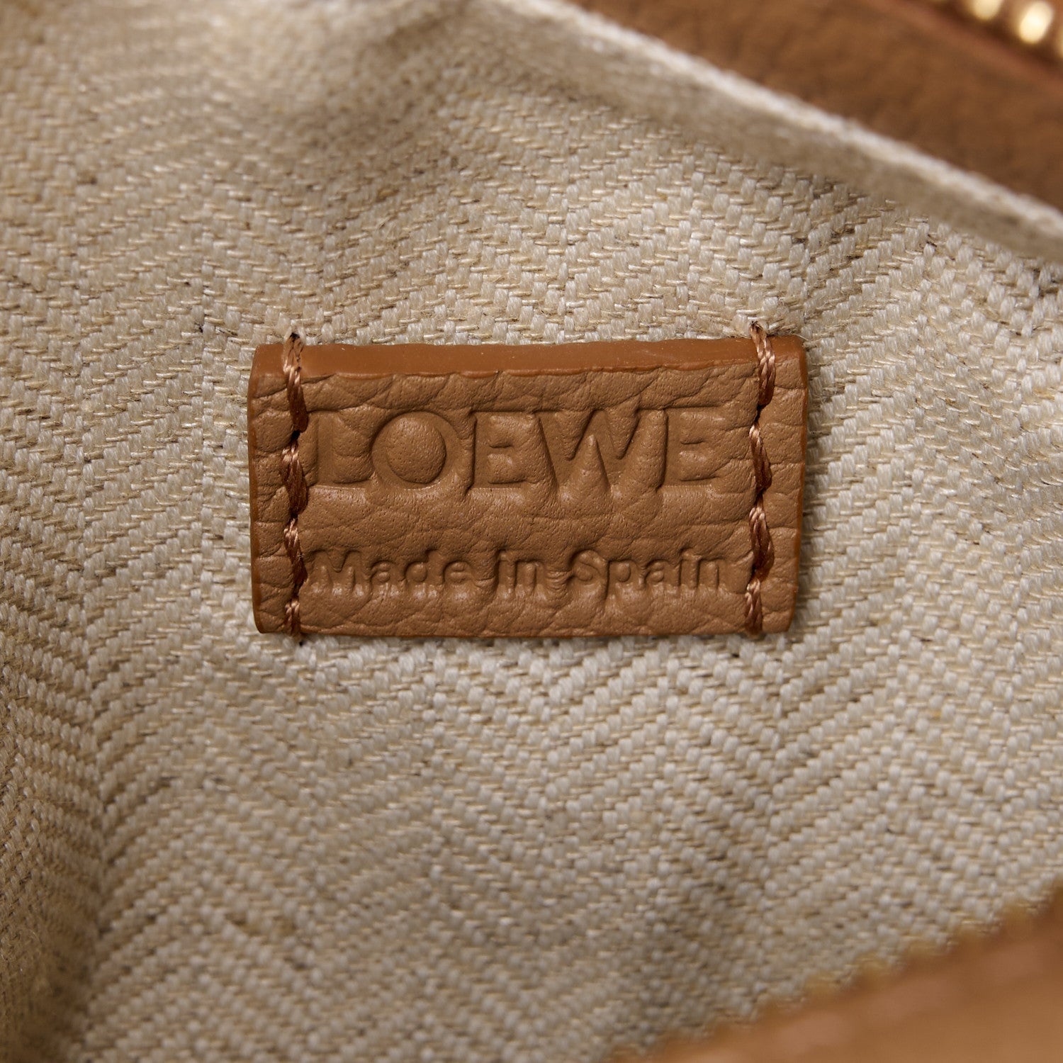 Loewe Calfskin Mini Puzzle Edge Bag Toffee 6 of 12
