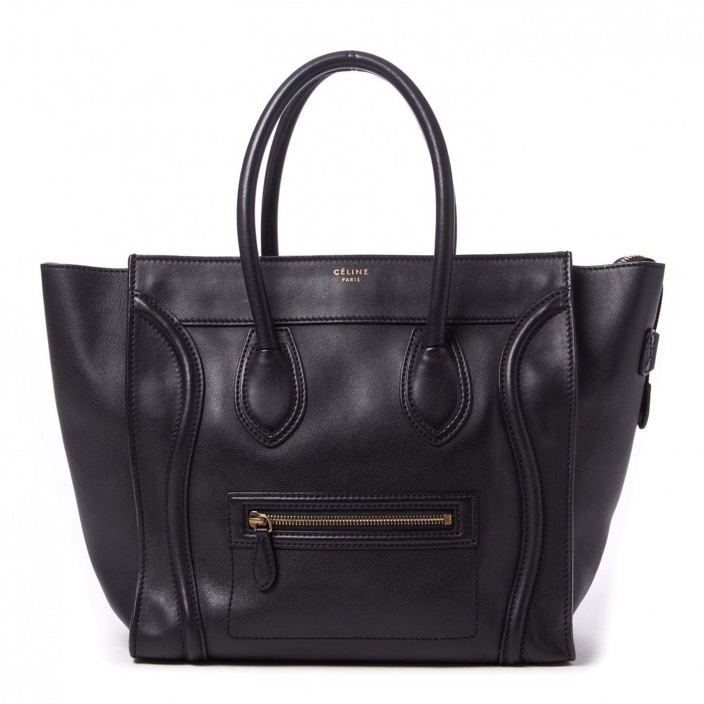 Smooth Calfskin Mini Luggage Black