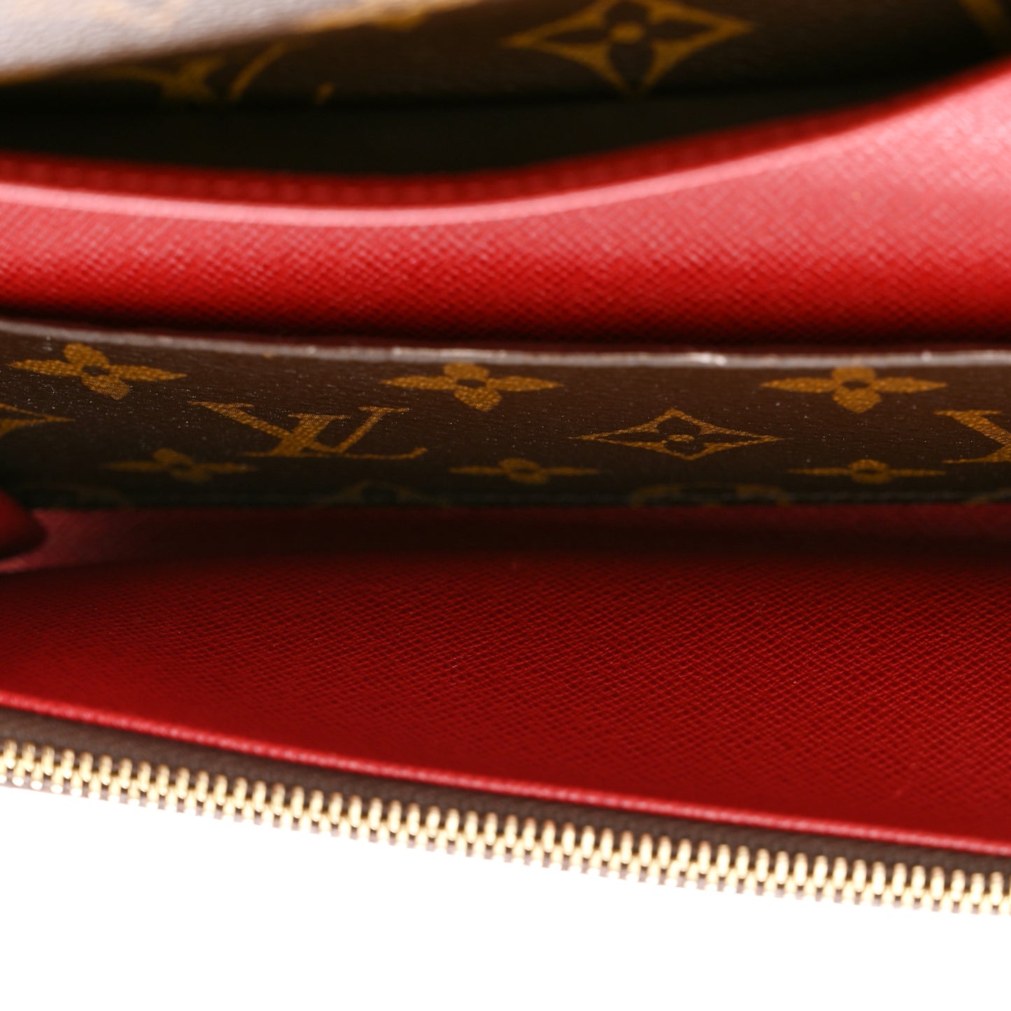 Monogram Emilie Wallet Rouge