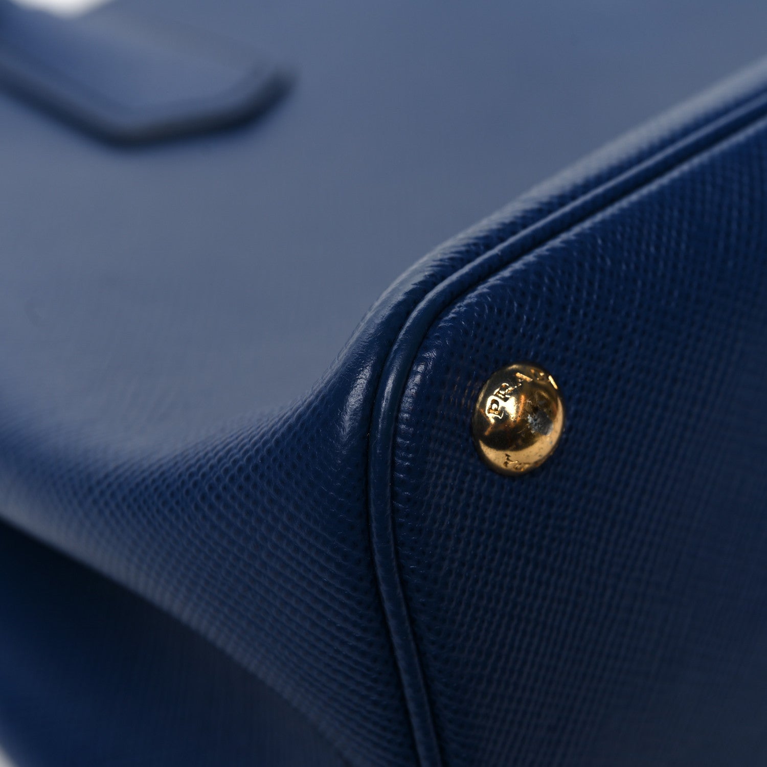 Prada Saffiano Cuir Medium Double Bag Bleuette Rosso 12 of 15