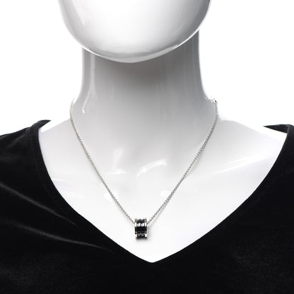 Bulgari Sterling Silver Ceramic Save The Children Pendant Necklace 2 of 6