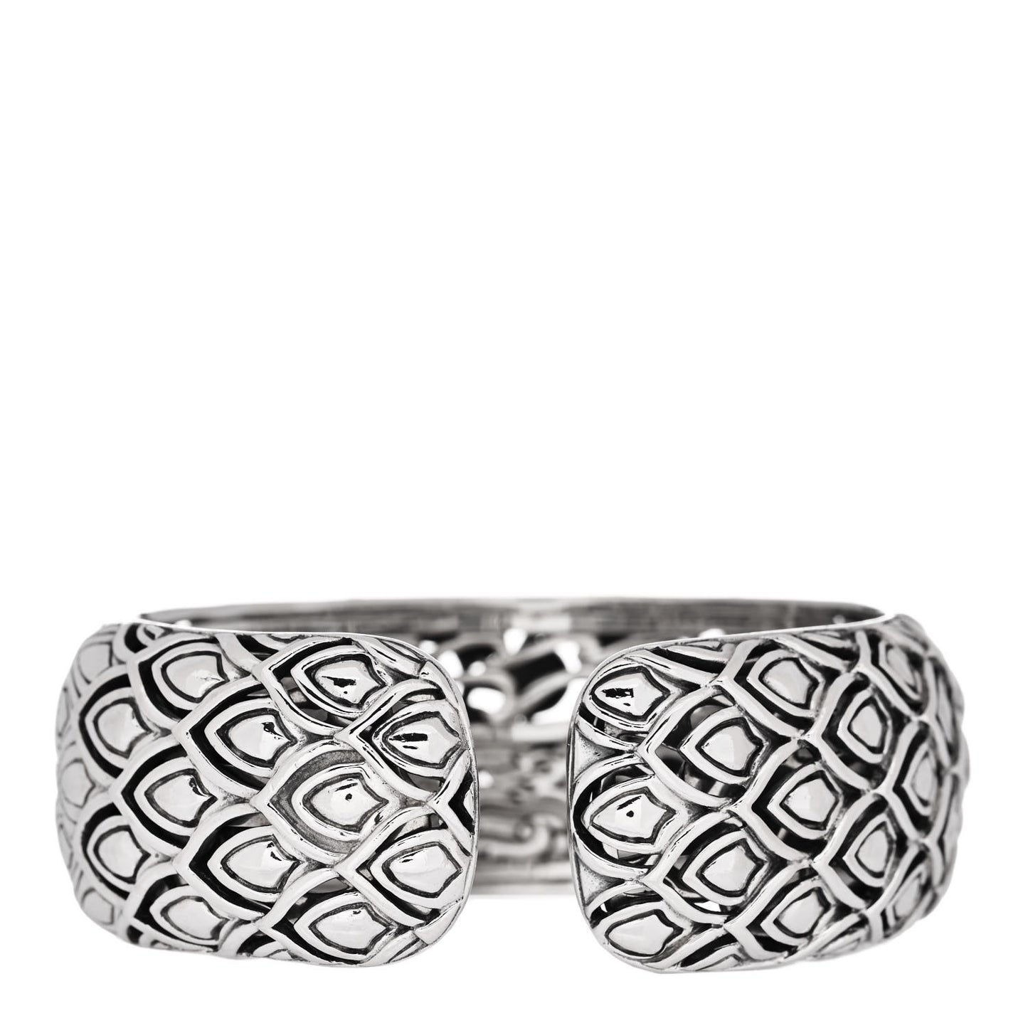 Sterling Silver 18K Yellow Gold Legends Naga Kick Cuff Bracelet