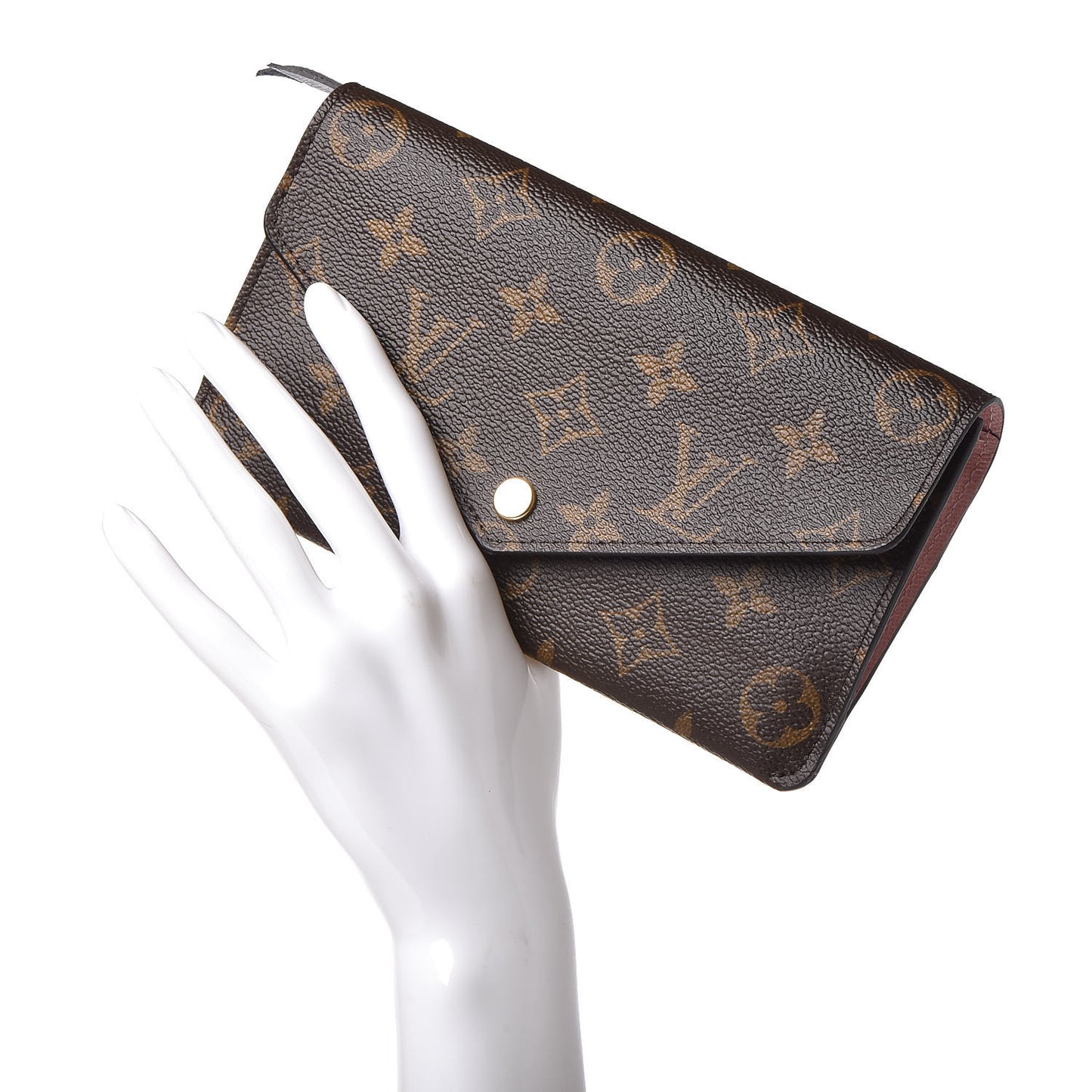 Monogram Jeanne Wallet Rose Ballerine