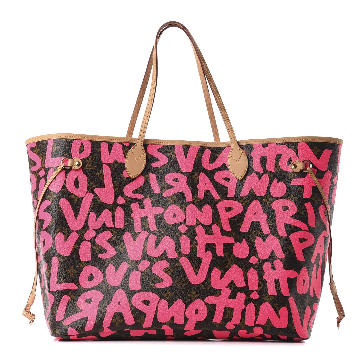 Monogram Graffiti Neverfull GM Fuchsia