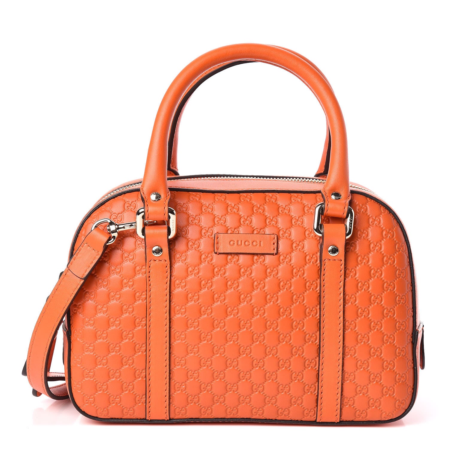 Gucci Soft Microguccissima Small Crossbody Bag Sun Orange 1 of 10