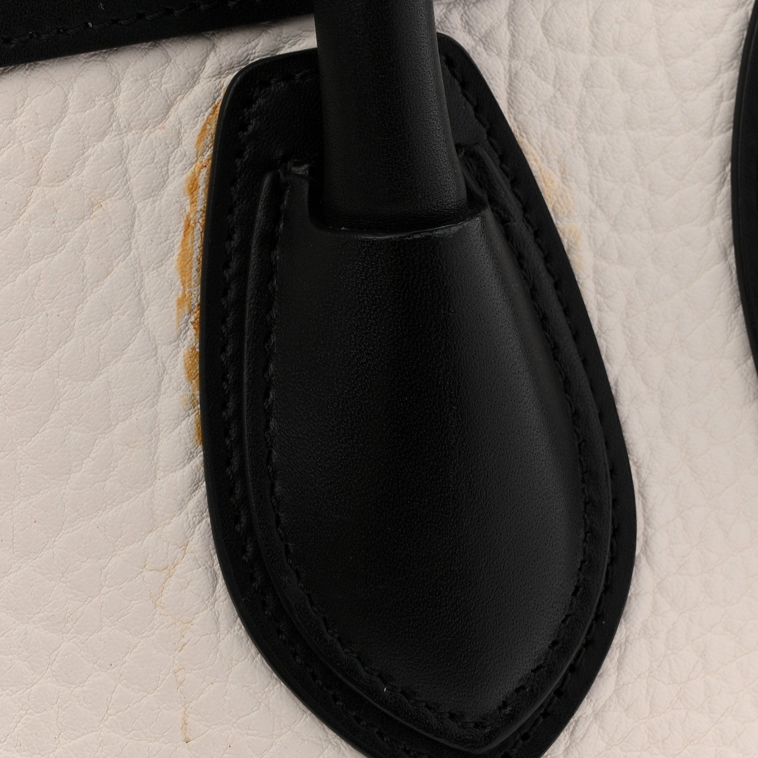 Celine Bullhide Calfskin Nubuck Micro Tri-Color Luggage White Khaki 10 of 13