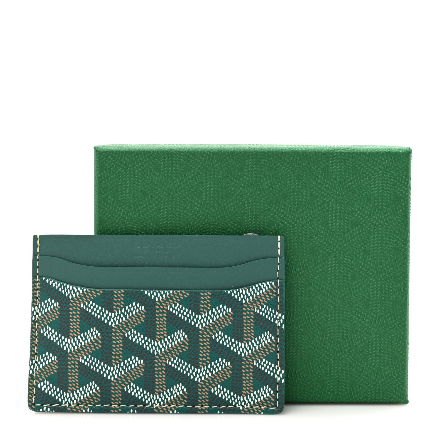 Goyard Goyardine Saint Sulpice Card Holder Green 7 of 7
