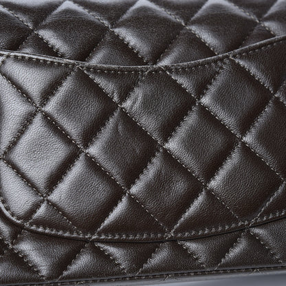 Chanel Lambskin Quilted Mini Rectangular Flap Dark Brown 11 of 17