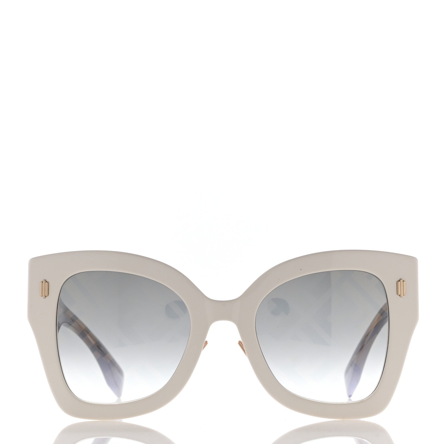 Fendi Acetate FF Sunglasses FF 0434/G/S White Gold 2 of 8
