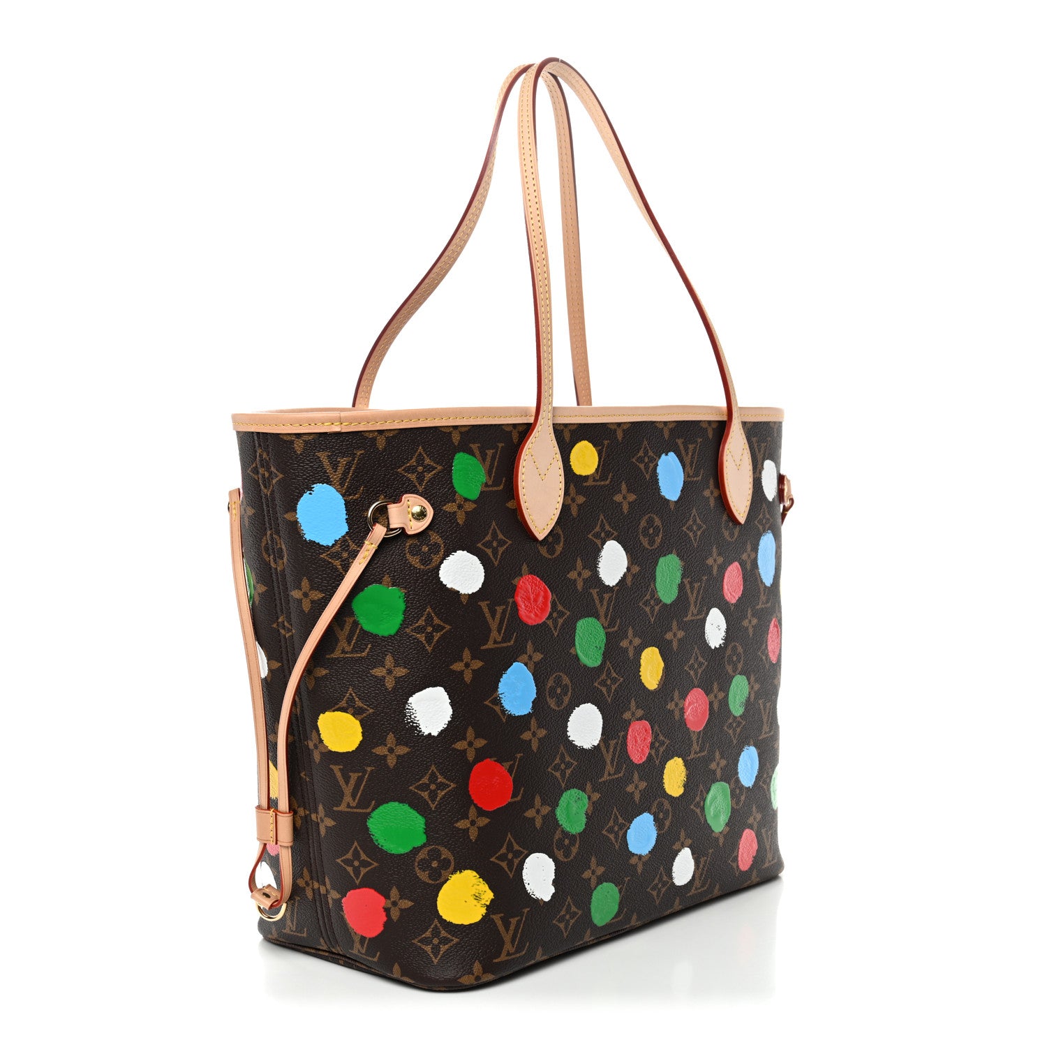 Louis Vuitton LV X YK Monogram Dots Neverfull MM 4 of 11