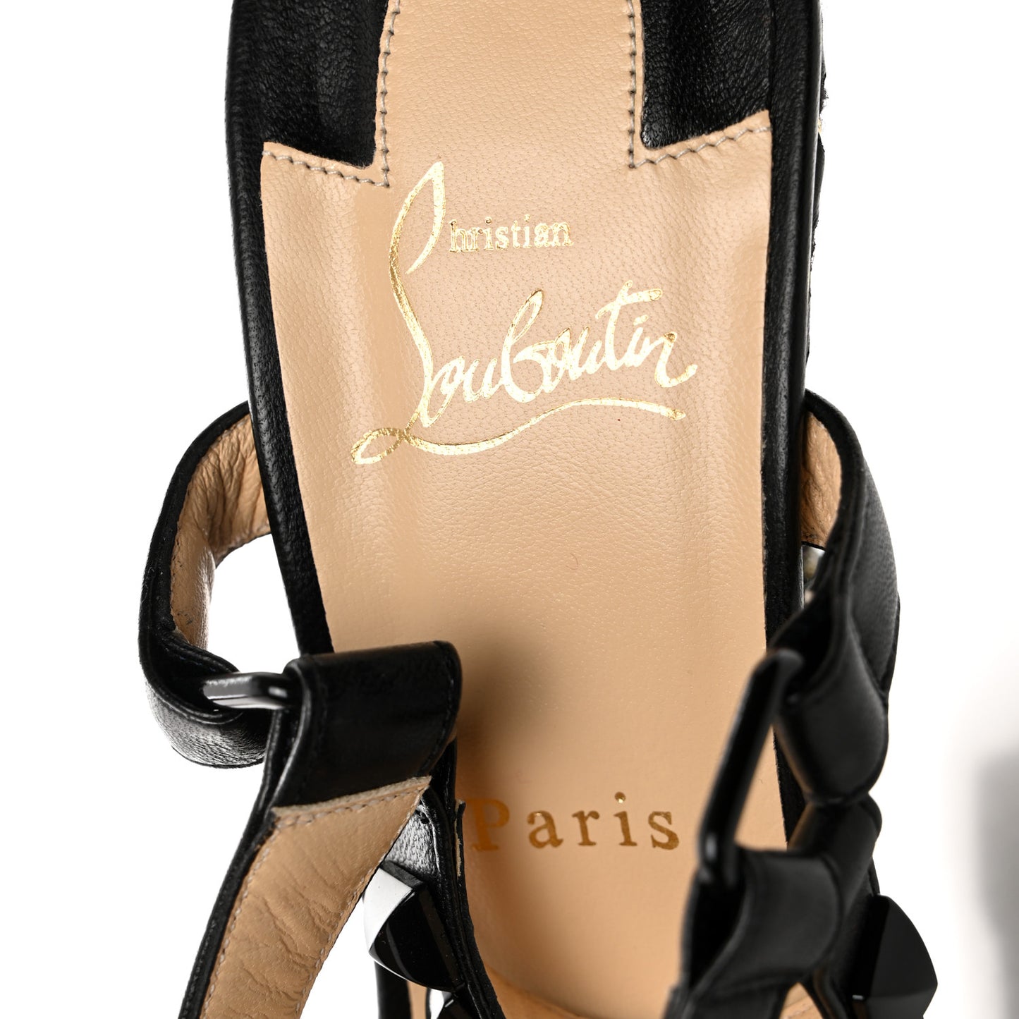 Nappa Lame Cataclou 140 Wedge Sandals 39 Black